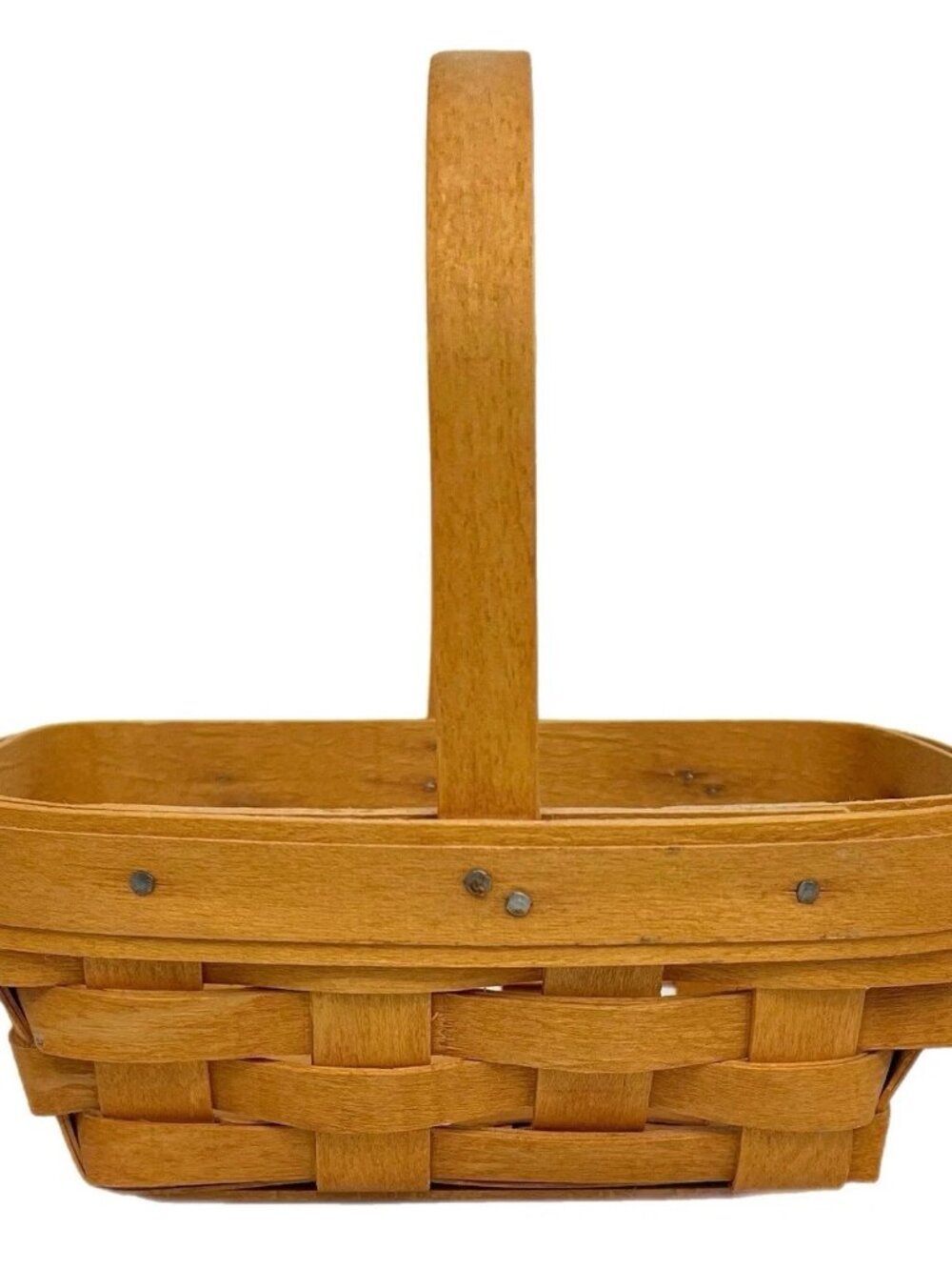 Longaberger Parsley Basket 1999 measures 6” x 4 1/2” x 2 1/2”